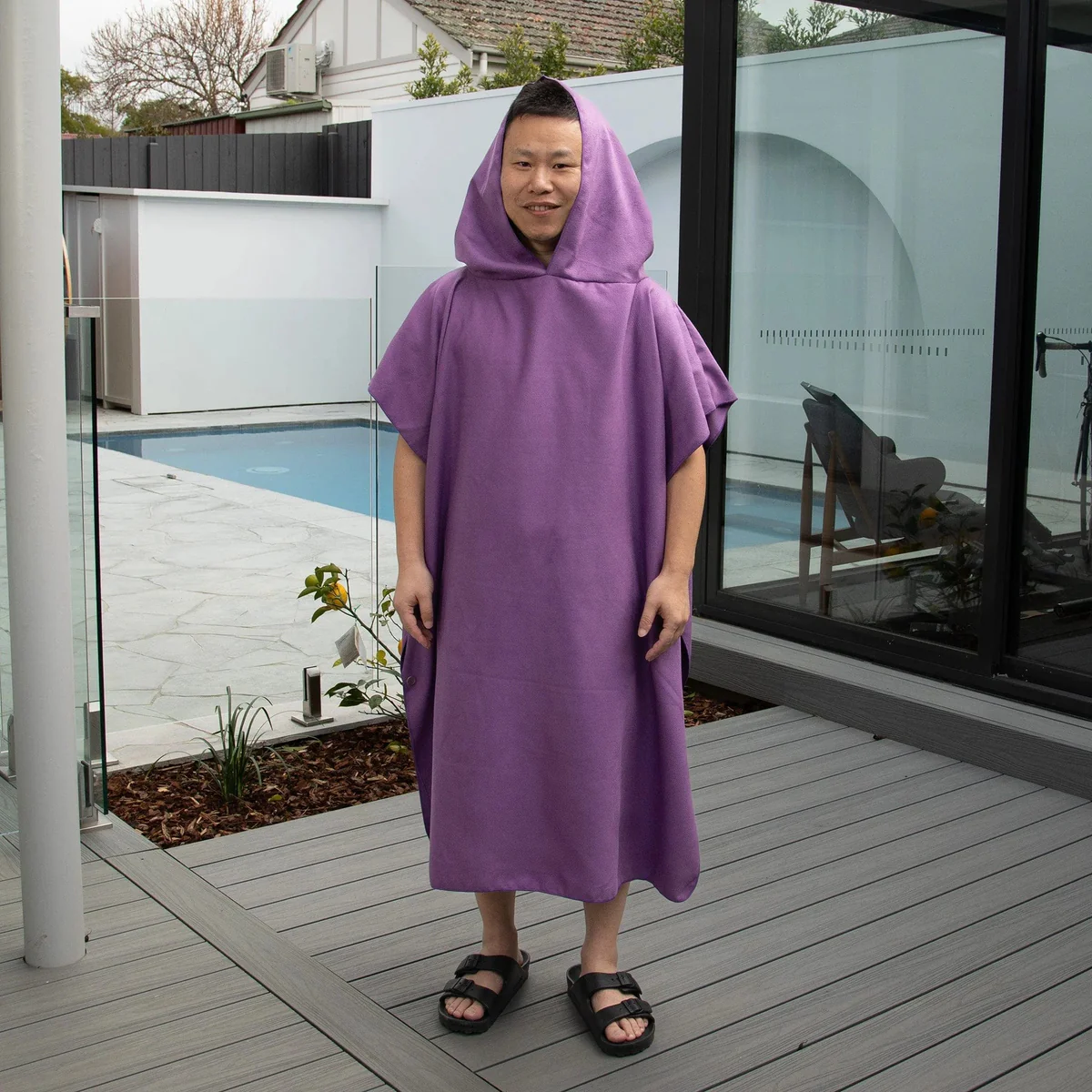 staydry-staydry-hooded-microfibre-towel-adults-purple-staydry-hooded-microfibre-towel-adults-crystaymftlatpp--ea-59436402147692 Staydry Hooded Microfibre Towel - Adults - Image 1