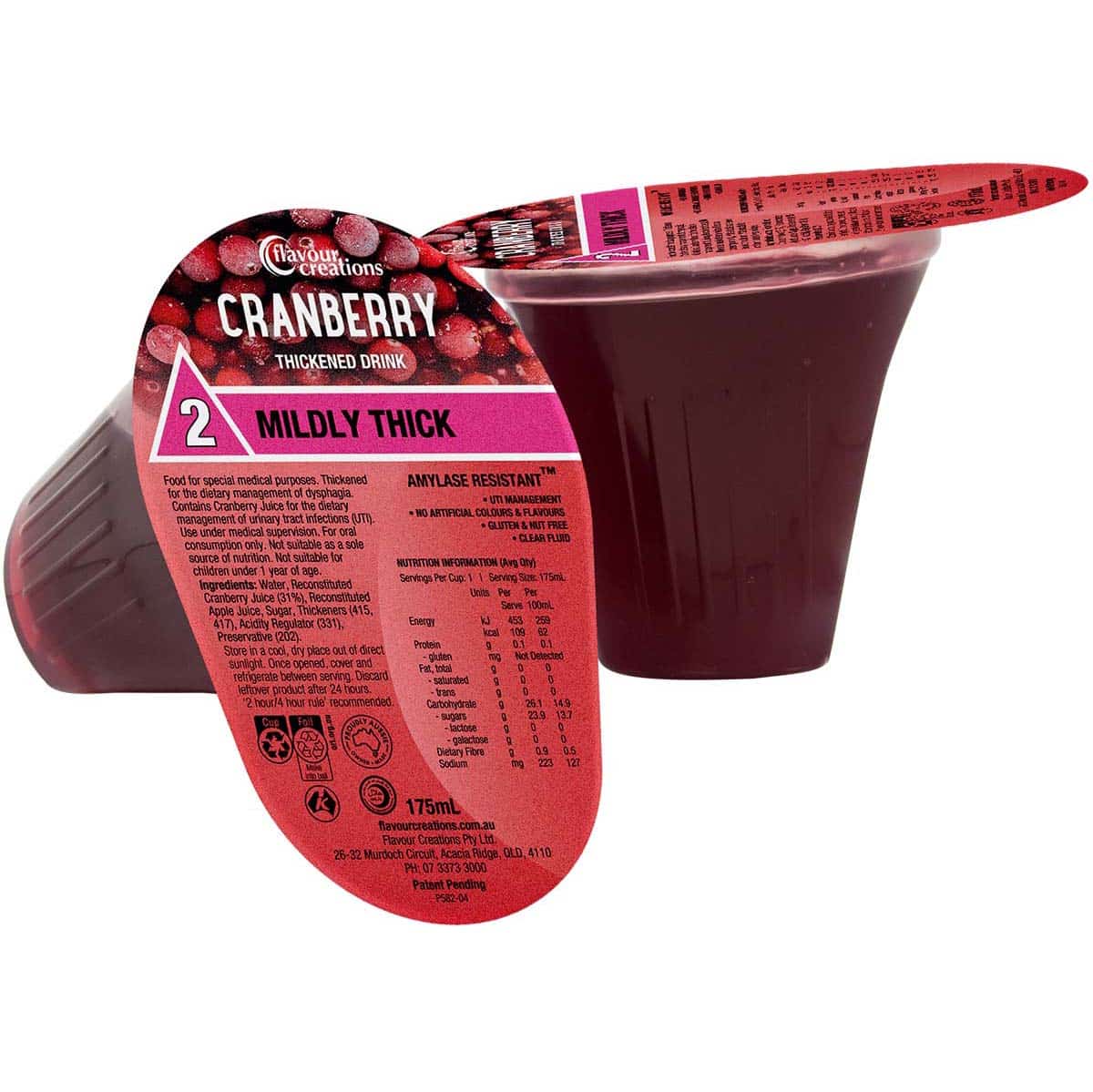 Flavour-Creations-Cranberry-Thickened-Drink-Level-2.jpg Flavour Creations Cranberry Thickened Drink - Image 1