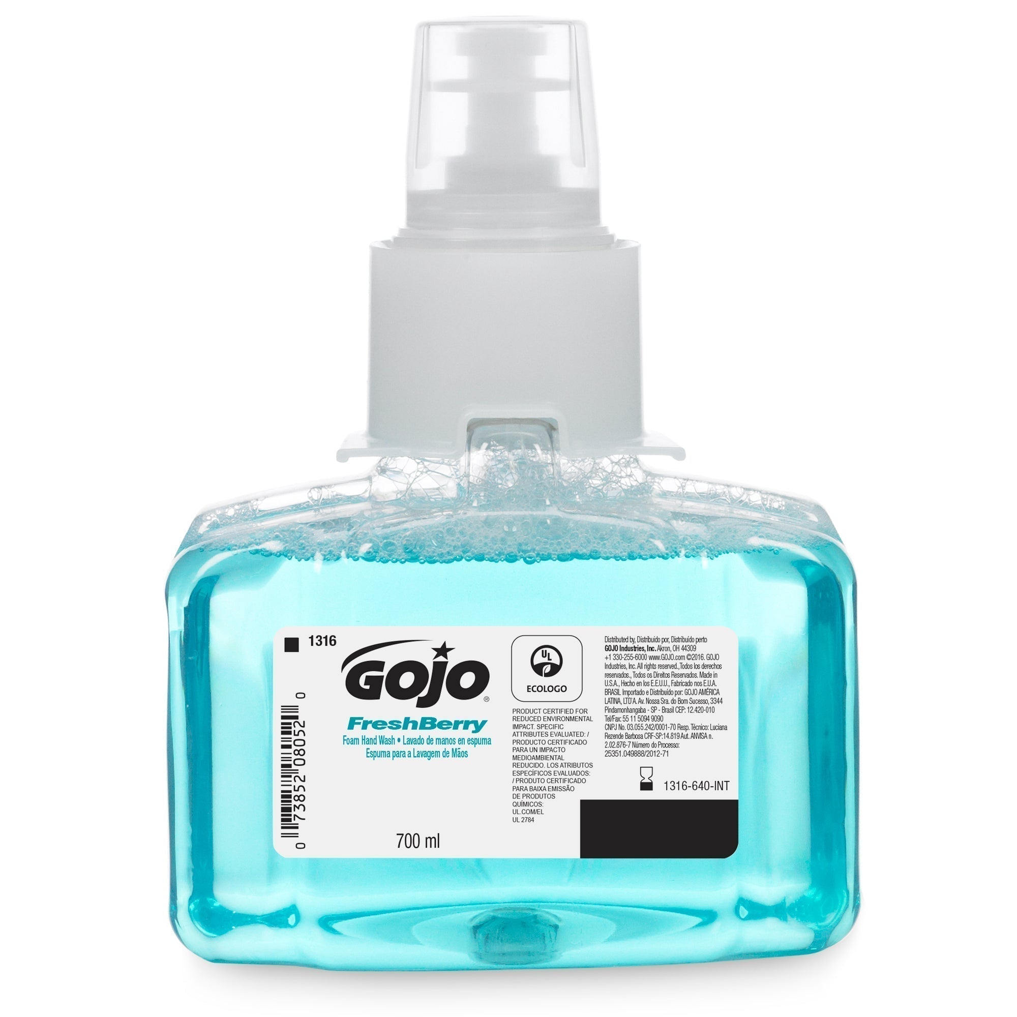 GJ1316-03_eaf69eaf-30f1-4e32-bec3-6b981692e3b7.jpg Gojo Freshberry Foam Hand Wash 700mL LTX-7 Refill - Image 1