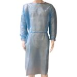 Premier Isolation Gown Impervious Knit Cuff Blue Level 2