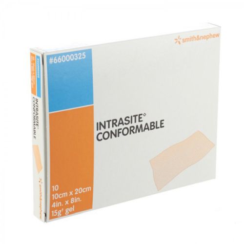 SMN66000325_L_1.jpg INTRASITE GEL CONFORMABLE 10x20cm (10) - Image 1