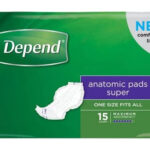 Depend Anatomic Pad-Super