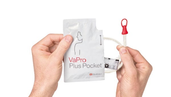 Hollister VaPro Plus Pocket No Touch Intermittent Catheter With Tip Male 40cm - Image 1
