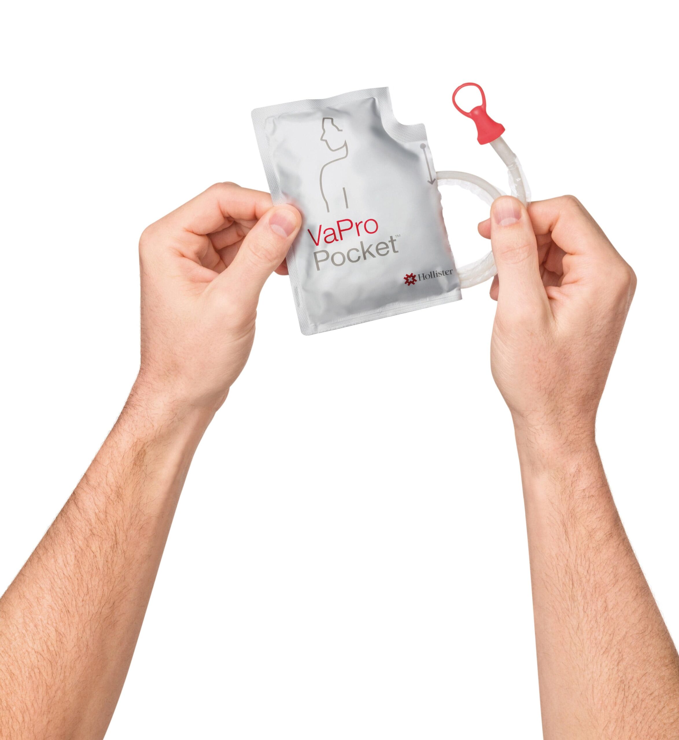 Hollister VaPro Pocket No Touch Intermittent Catheter With Tip Male 40cm - Image 1