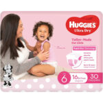Huggies Ultra Dry Junior Girl - Size 6 - 16kg+