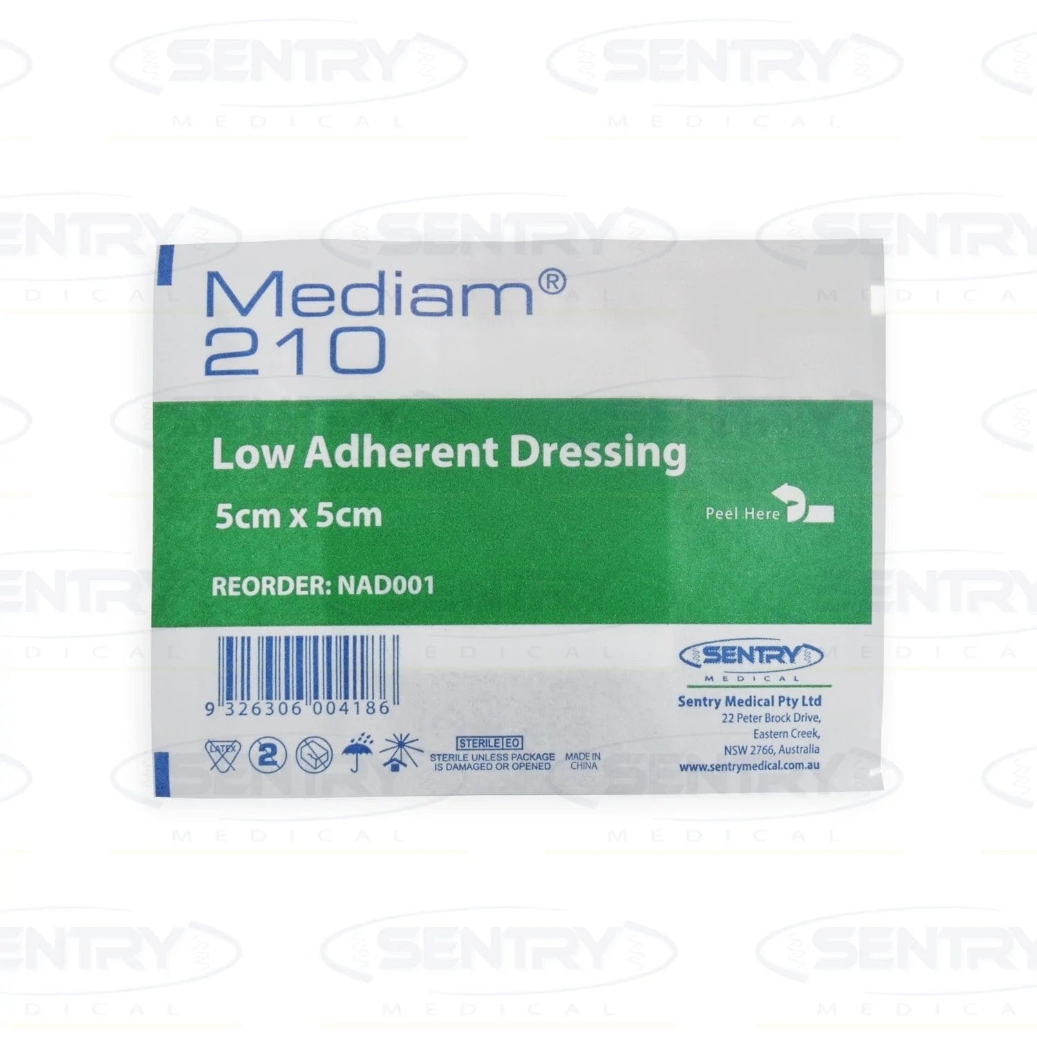 sentry-medical-non-adherant-normal-mediam210-sterile-5-x-5cm-each-aim0076-ea-31713693401171.jpg Sentry Medical Non Adherant Normal Mediam210 Sterile - Image 1