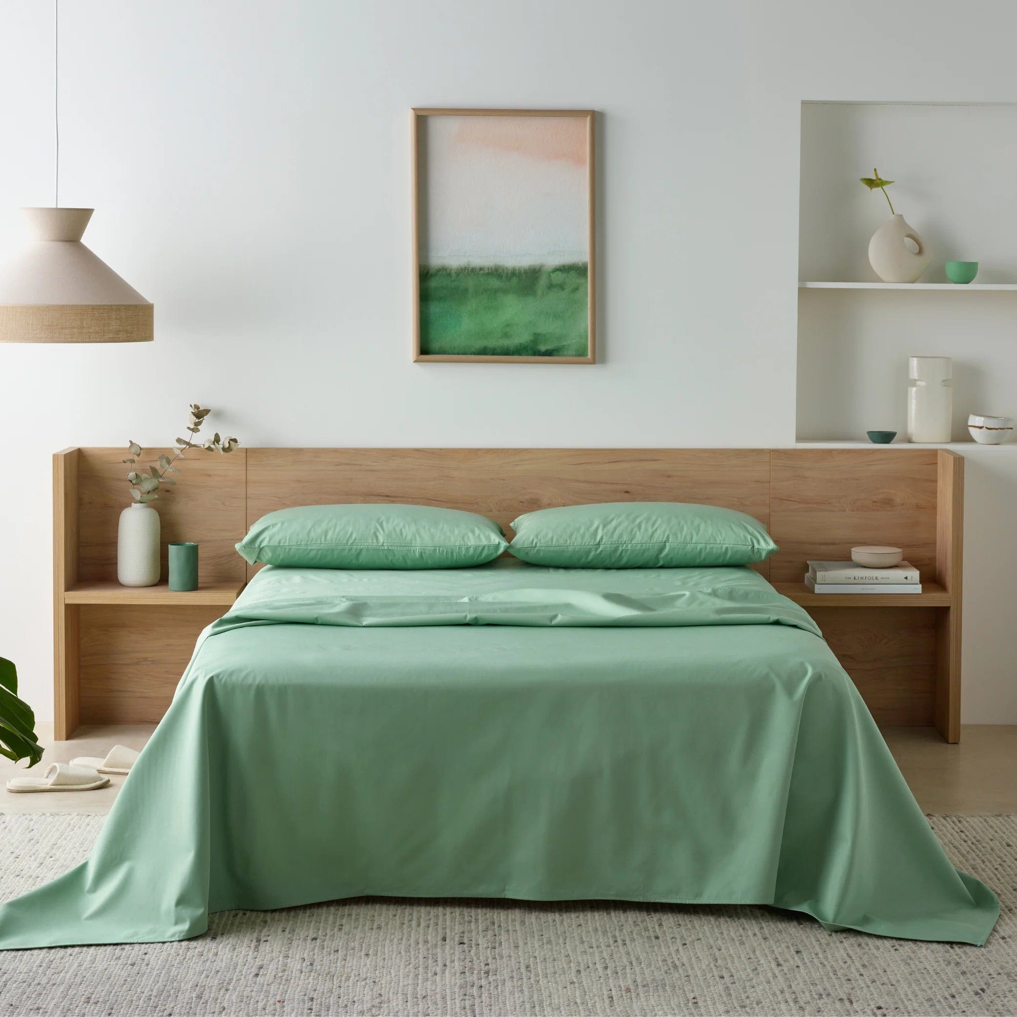 staydry-staydry-bamboo-waterproof-sheet-set-green-single-staydry-bamboo-waterproof-sheet-set-crystaywpssgrsb-ea-59436259737964.jpg Staydry Bamboo Waterproof Sheet Set - Image 1